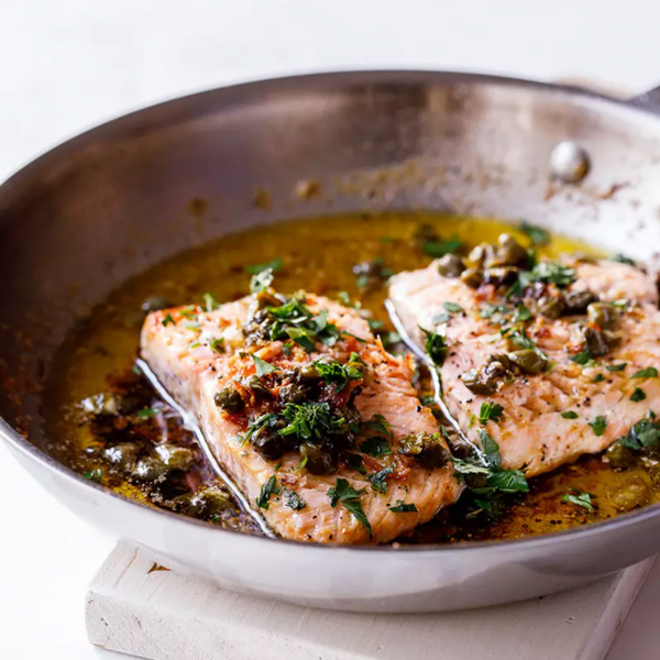 PAN SAUCE AND SALMON - Sterling Wild Salmon