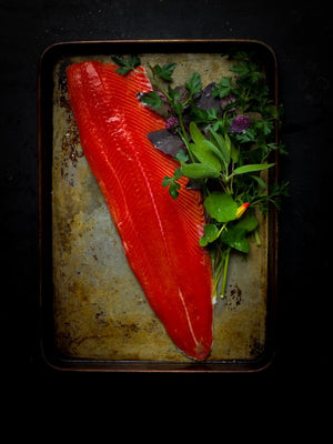 Alaska Sockeye Salmon Fillets-5 lb