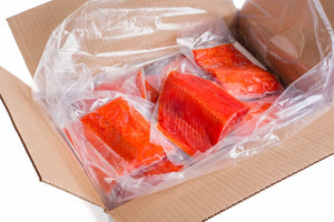 Alaska Sockeye Fillets-25lb Box