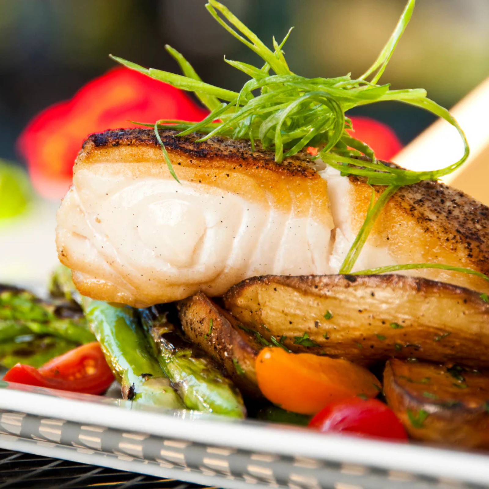 Alaska Halibut portions - 10 lb Box