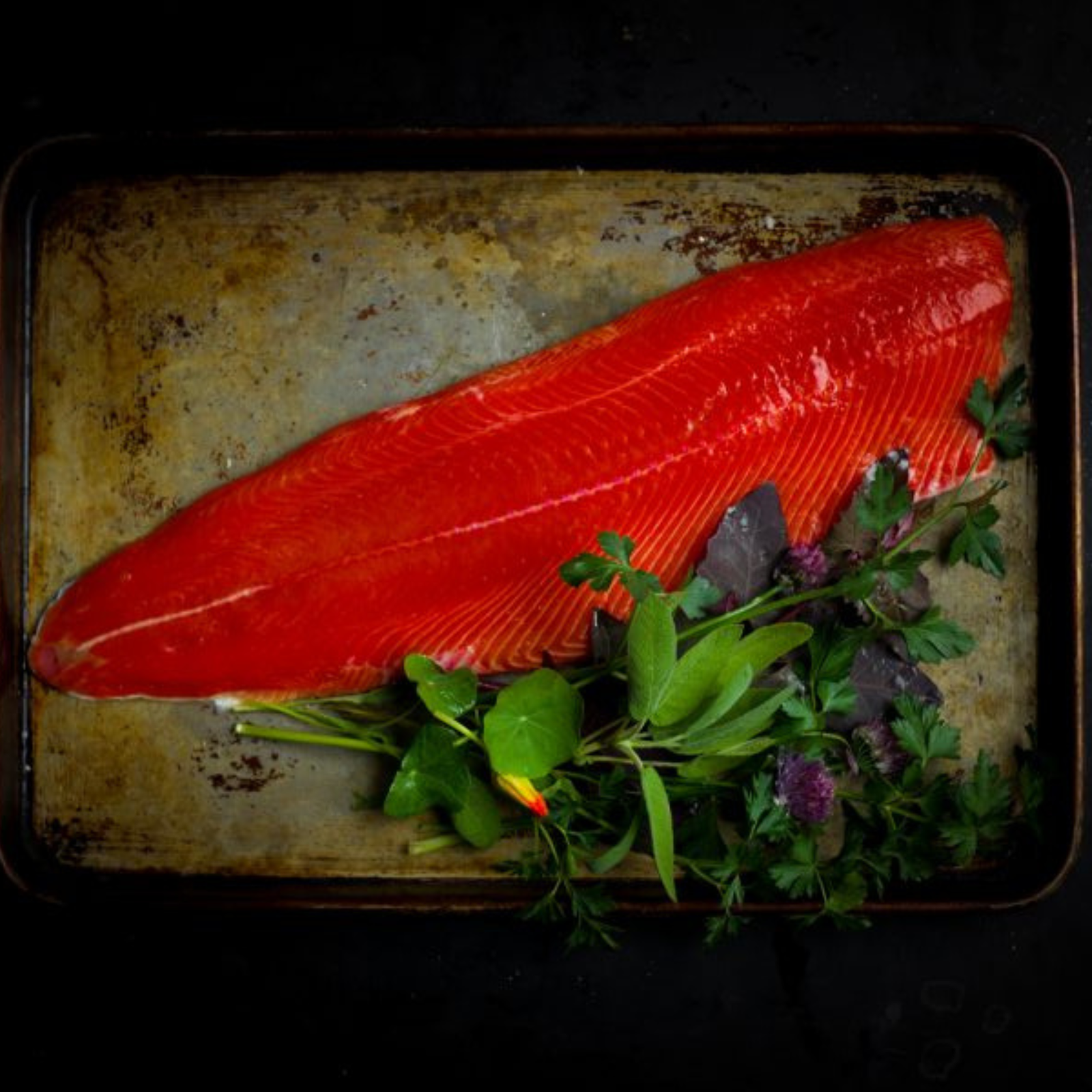 Alaska Sockeye Fillets-25lb Box