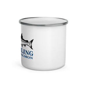 Sterling Salmon Enamel Mug